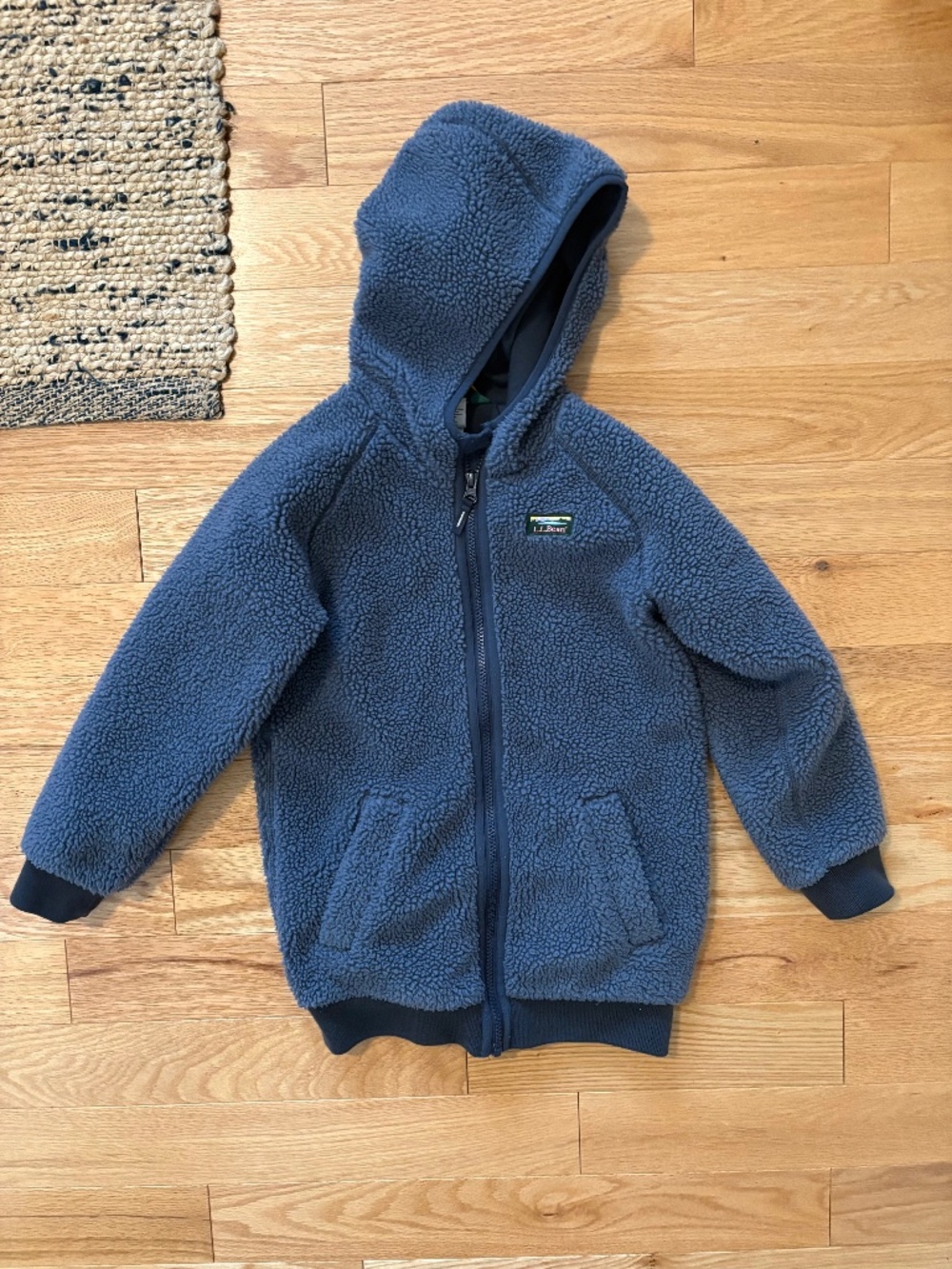 LL bean teddy fleece kids 6X/7